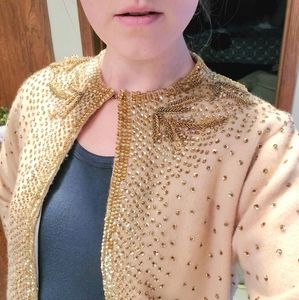 Vintage Jewel Lambs Wool Sweater